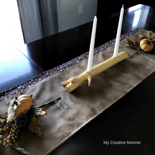 Thanksgiving Table Decorations #mycreativemanner #fall #falldecorations #fallcenterpiece