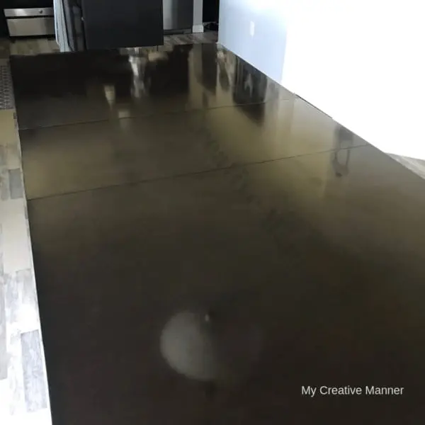 Table with nothing on it. 