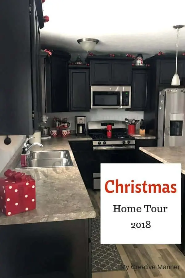 Christmas Home Tour 2018 #mycreativemanner #christmas #christmasdecore #diychristmas #2018 #decoratingideas #farmhouse #traditional #rustic #inspiration