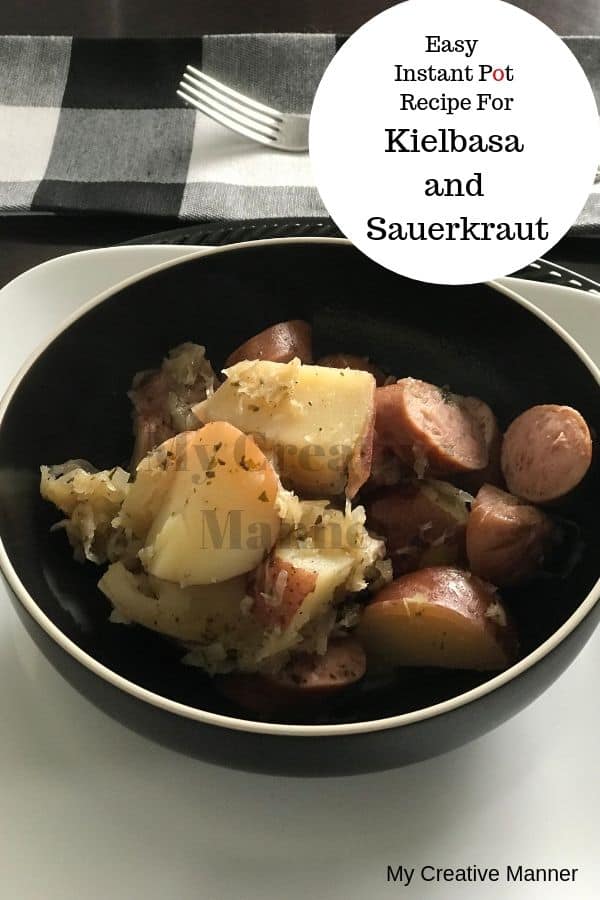 Instant Pot Kielbasa and Sauerkraut recipe