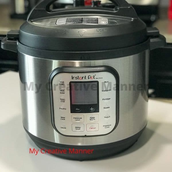 Front of an Instant Pot.