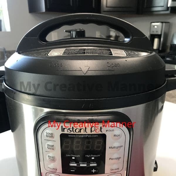 The front of an Instant Pot.
