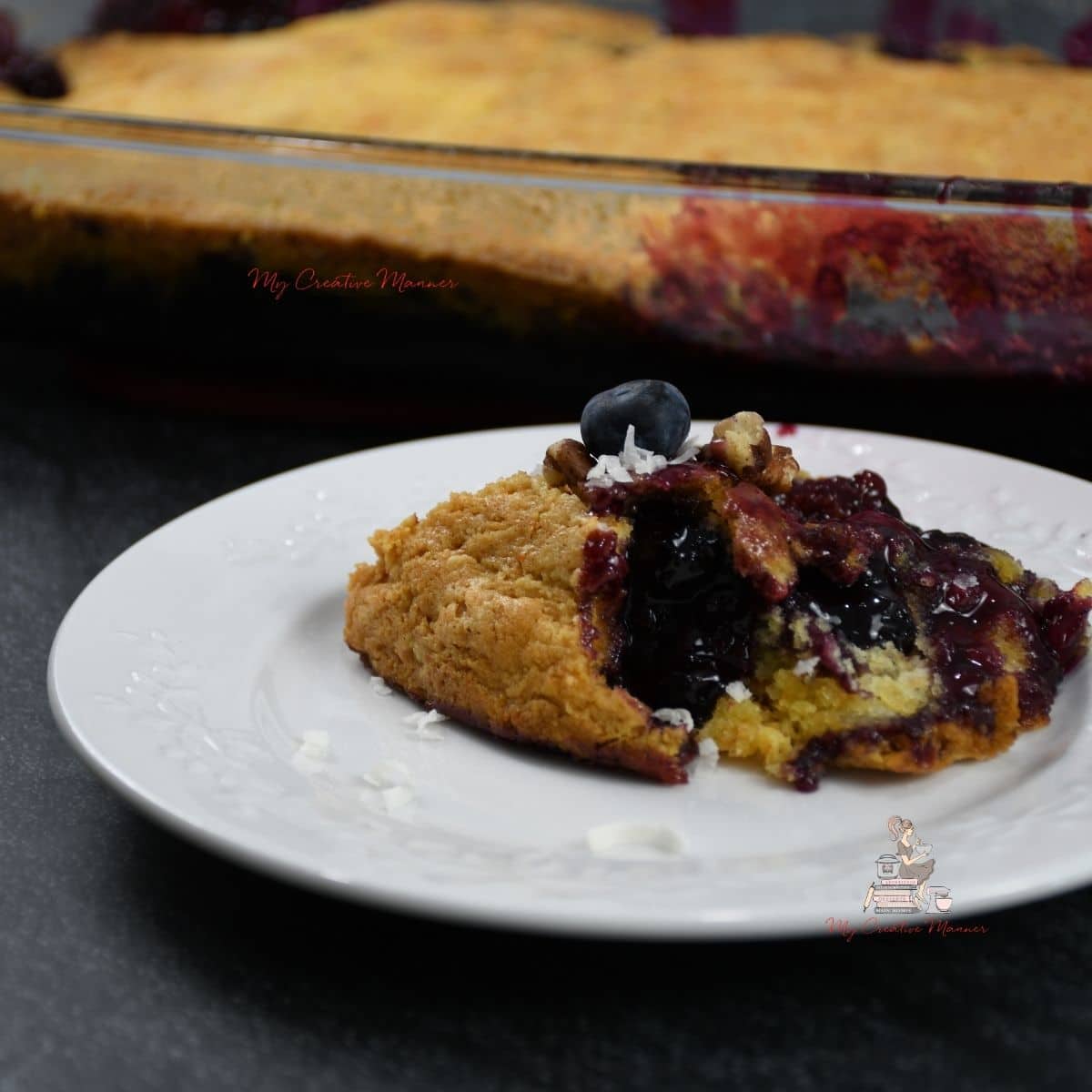 Blueberry Dump Cake Recipe Made With Only 3 Ingredients