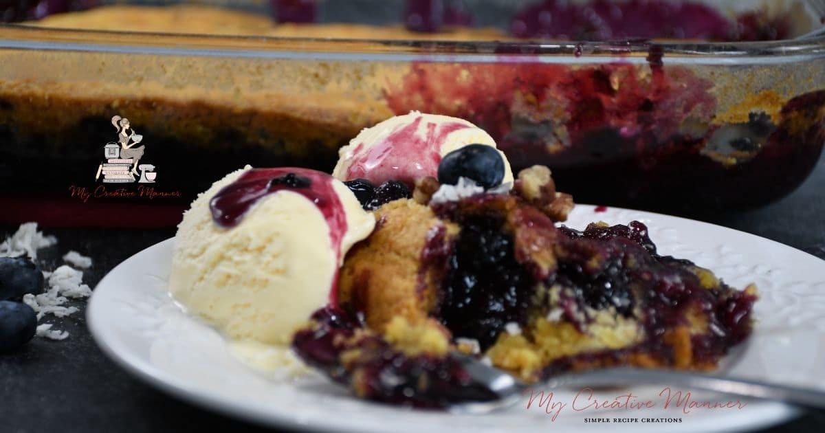 Blueberry Dump Cake Recipe Made With Only 3 Ingredients
