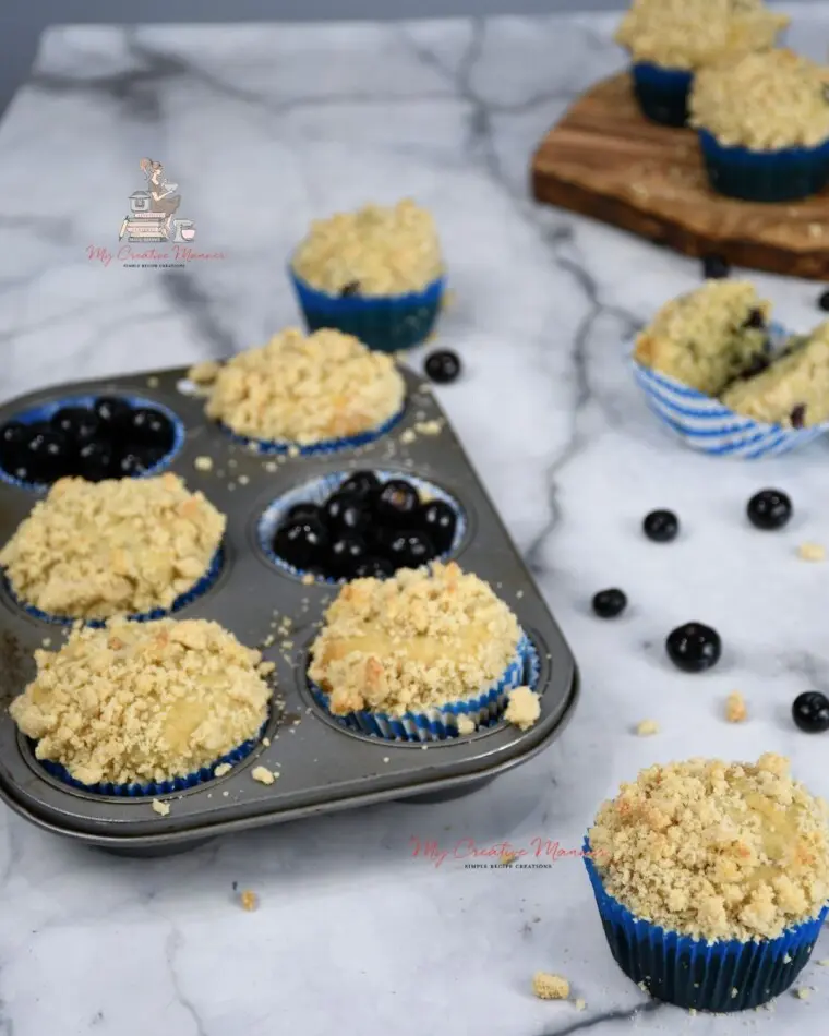 Banana Muffins in a muffin tray.
