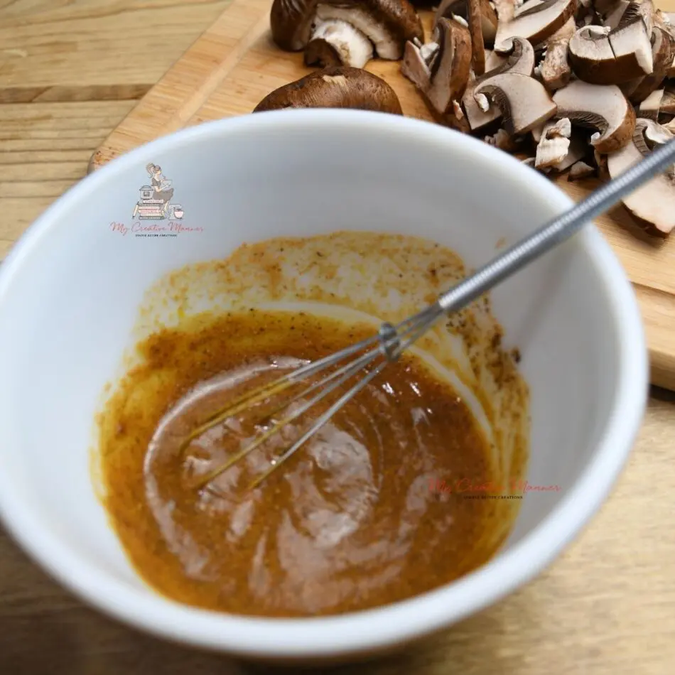 An easy sauce recipe in a bowl.