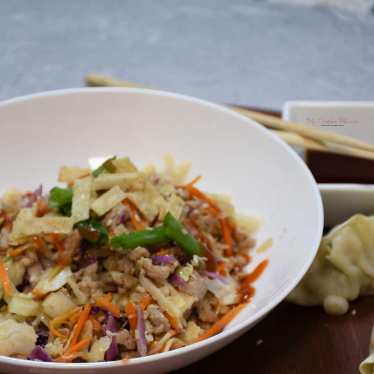 Pork Egg Roll In A Bowl My Creative Manner