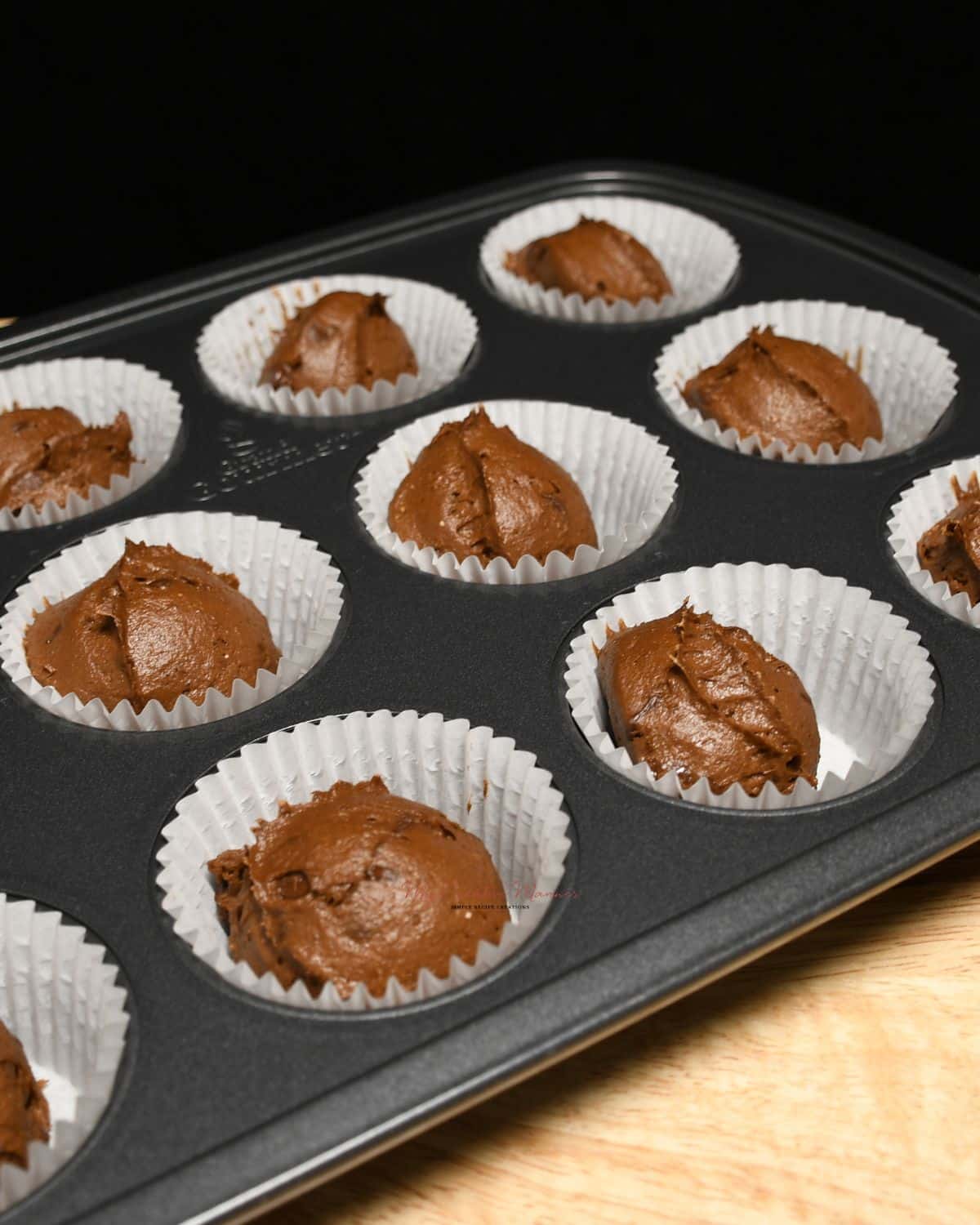 Easy 3 Ingredient Chocolate Pumpkin Muffins Recipe