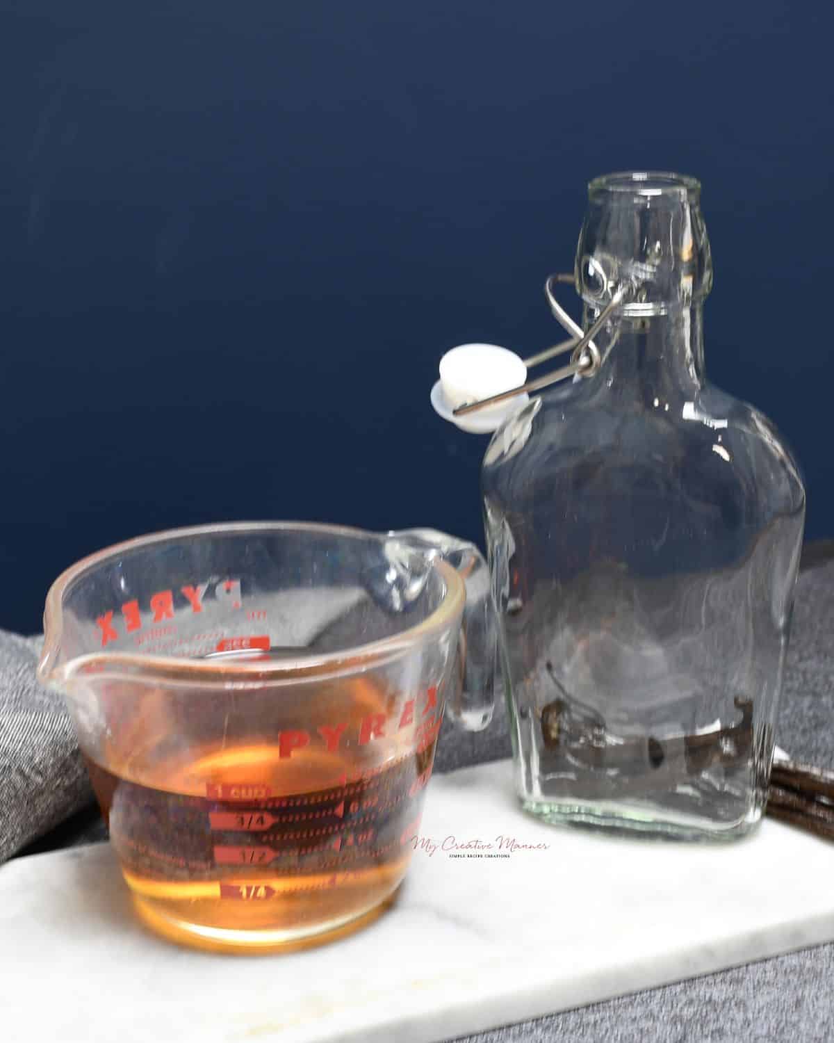 Homemade Bourbon Vanilla Extract