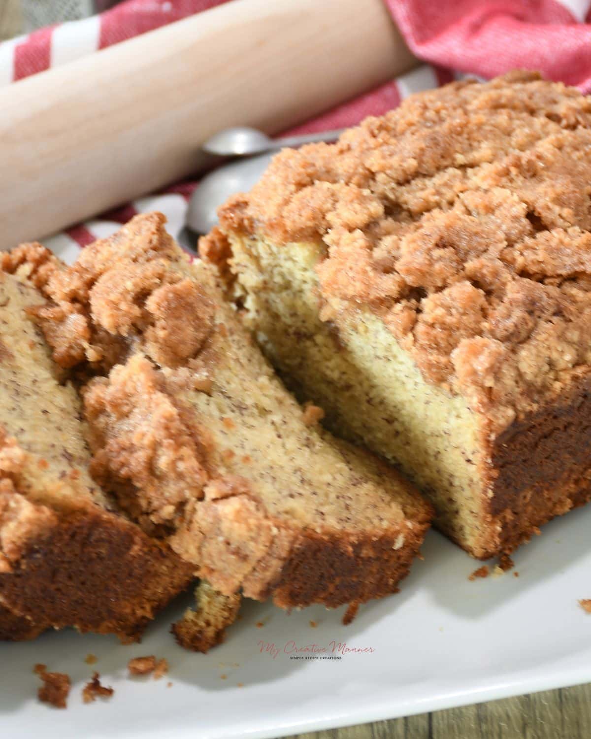 Banana Bread With Streusel Topping My Creative Manner
