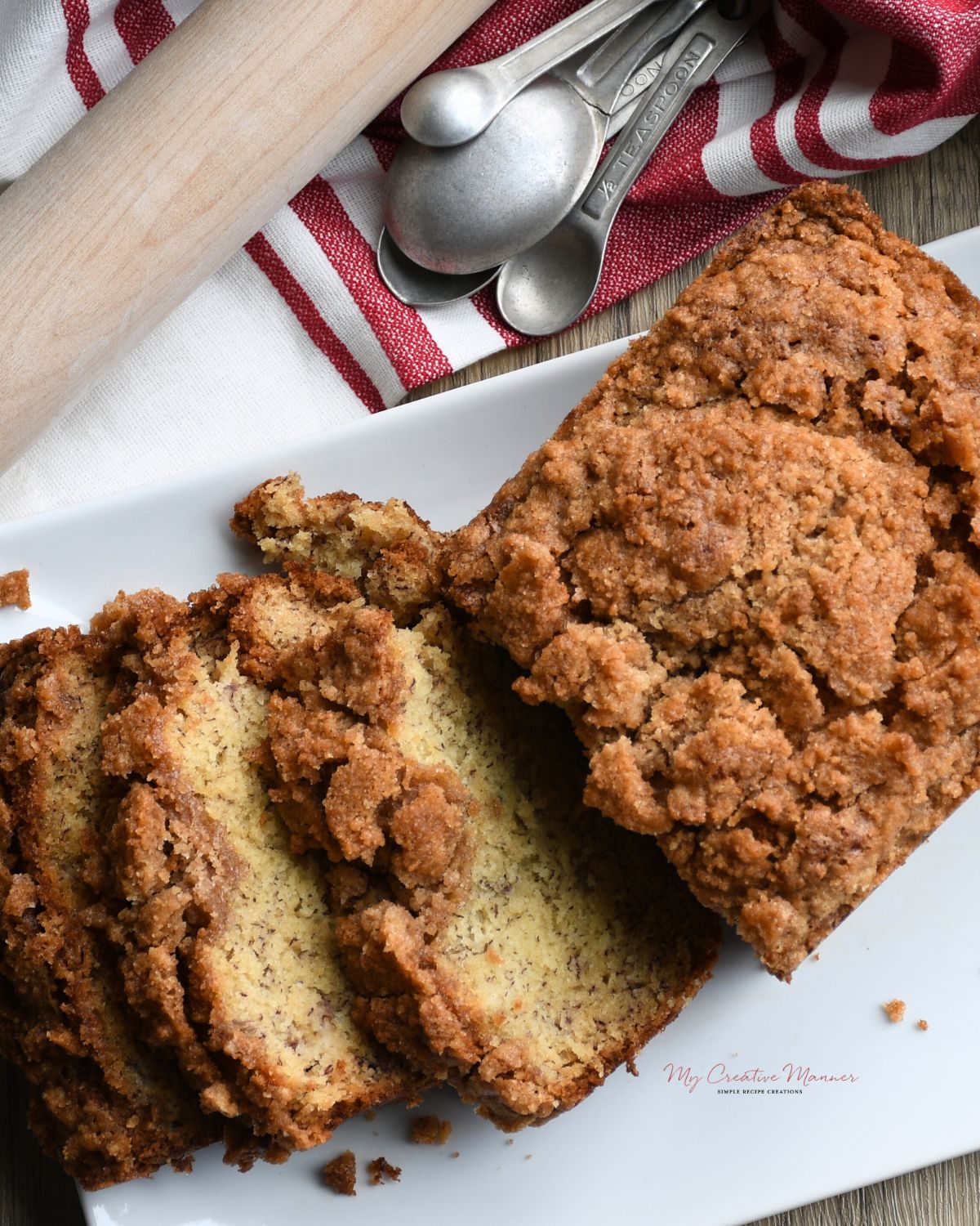 Banana Bread With Streusel Topping My Creative Manner