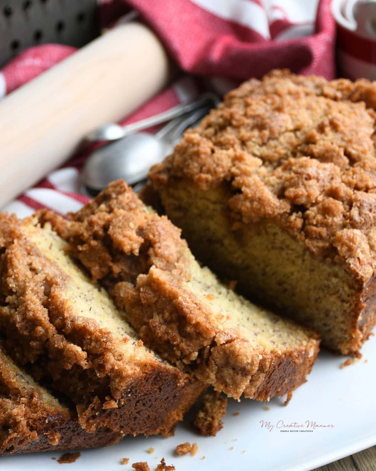 Banana Bread With Streusel Topping My Creative Manner