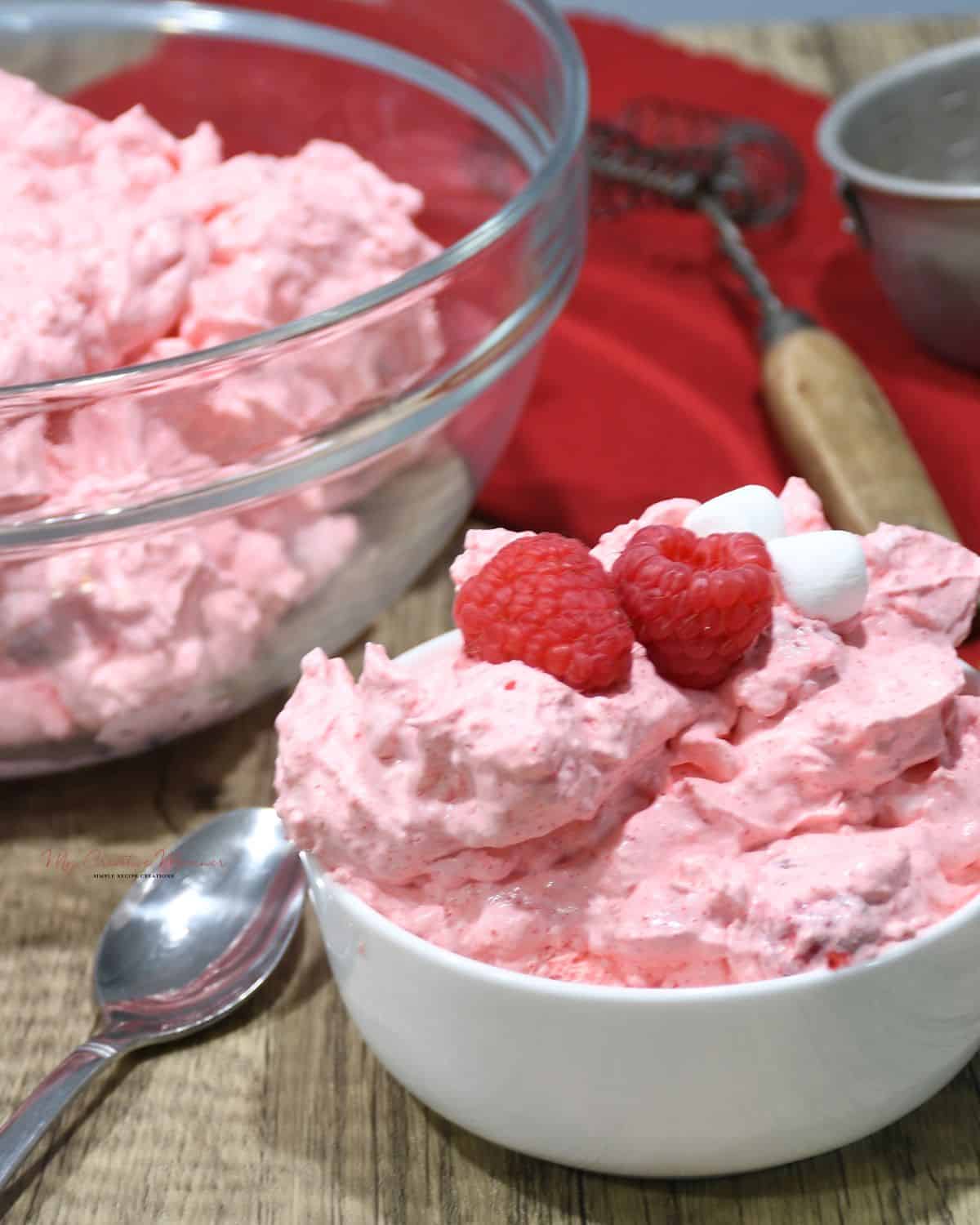 Raspberry Fluff Salad Recipe My Creative Manner